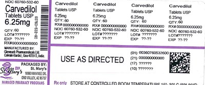 Carvedilol 60760-532-60.jpg CARV - Carvedilol 60760 532 60